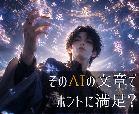 AIで作った文章、添削します 「なんか違う」「でもどこが？」をプロにお任せ。 イメージ1
