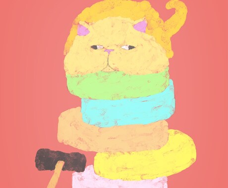 可愛い動物デジタルアートを作ります かわいくアーティスティックな動物絵を描きます！ イメージ2