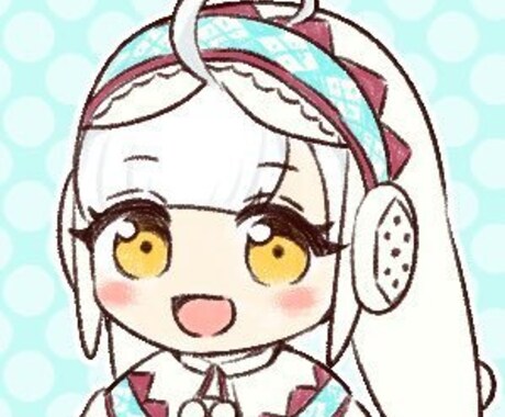 即納！可愛いSNSアイコン☆売ります SNSに最適なアイコン！親密度アップ！ イメージ1
