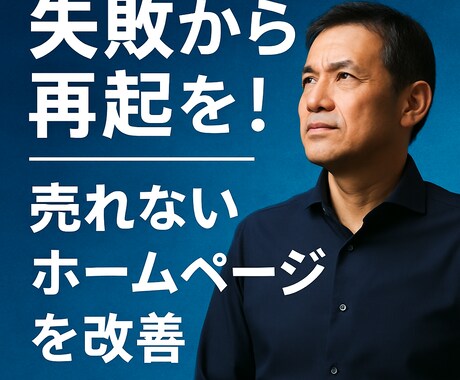 失敗した人限定｜HPを29,000円で作り直します 集客導線まで設計する再起専門制作 イメージ2