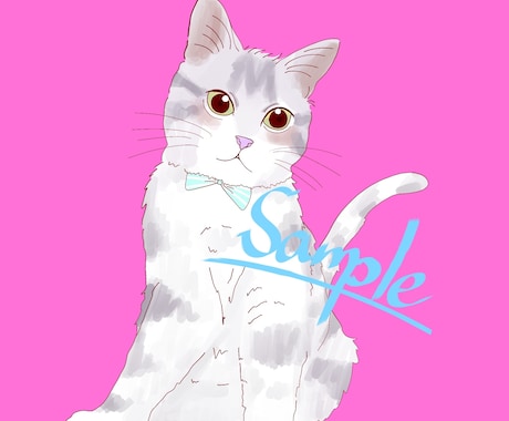 高画質！あなたの大切な家族をイラストにします フルオーダーメイドであなたの大切な家族をおしゃれな似顔絵に！ イメージ1