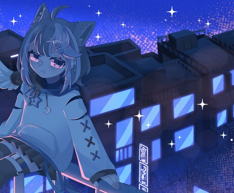 商用利用可！様々なご用途で使える一枚絵作成します 誕生日/記念日/MV/待機画面などに！何でもご相談ください！ イメージ2