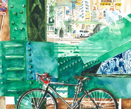 大切な想い出を水彩画で描きます ご家族、ご友人、ご自分の思い出を写真とは違う水彩画の抒情で イメージ2