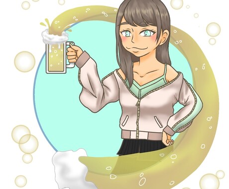 SNSのアイコン等にも使えるイラスト描きます 等身高いものからデフォルメイラストまで！ イメージ2