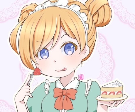 SNS用アイコン作ります あなただけのキャラでアイコンにしたい時に！ イメージ1