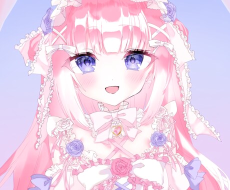 可愛くて透明感のあるアニメイラストを描きます ロリータ系、量産型、地雷系などなど！ イメージ1