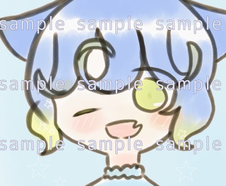 ゆる〜いイラスト描きます ミニキャラを優しいタッチで描きます イメージ1