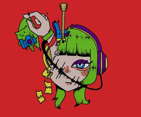 こんな感じの絵柄のアイコン描けます デフォルメでも何でも！少しは臨機応変に対応できるかと。 イメージ1