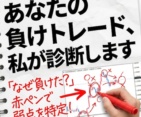 FXトレーナーが30日伴走し勝てる型を定着させます 教材フルセット付。独学の限界を「プロの矯正」で突破する1ヶ月 イメージ1