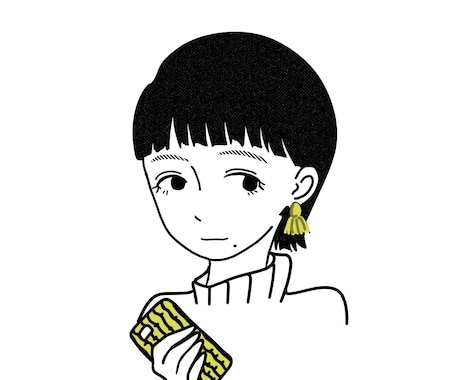 オシャレな似顔絵作成致します ☆記念日や贈り物、ブログ・SNSなどのアイコンなどに☆ イメージ2