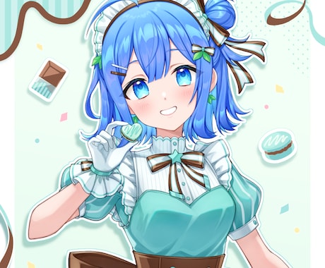 一枚絵、動画用イラスト等お描きします カラフルで明るいイラストが好きな方へ！ イメージ1