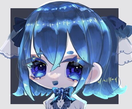 アイコン、キャラ作成します 2.3等身のミニキャラ(厚塗り) イメージ1