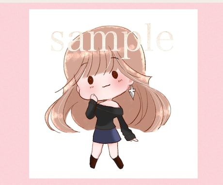 シンプル！ゆるふわかわいいイラストお描きします 商用利用可能！SNS用のアイコン等にお使いいただけます！ イメージ1