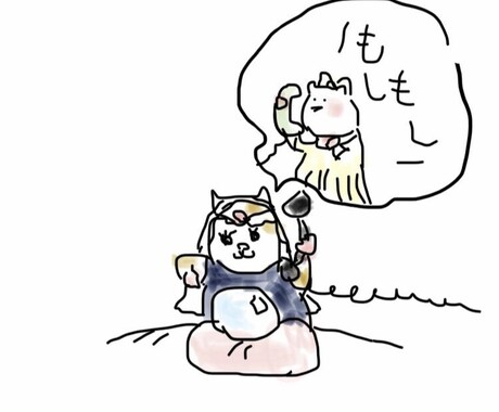 海外での実績も！ゆるさに特化したイラスト描きます 最短４日でお届け☆歌ってみた☆sns☆アイコン☆サムネ☆ イメージ2