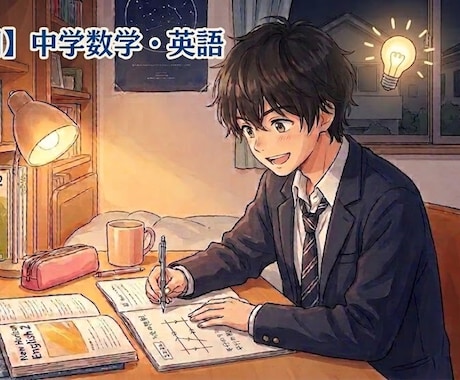 中学英語・数学に特化して授業します 1コマ90分用　※継続、2回目以降の方はこちらでお願いします イメージ1