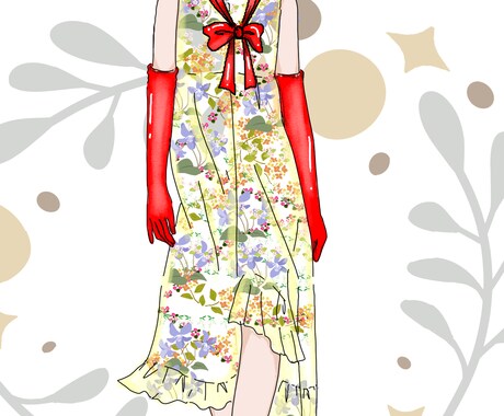 レトロで乙女チックなイラストの作成をいたします 懐かしくてキュートな絵柄を提供します。 イメージ2