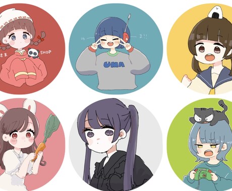 可愛いアイコン描きます SNSを使うのが嬉しくなっちゃう可愛いアイコンです！！ イメージ1