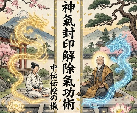 神氣封印解除氣功術　中伝伝授の儀を行います 光脈展開法・多層氣収束術　魂の光脈を広げ氣の器を深める展開 イメージ1