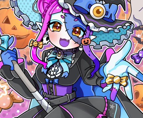 人物イラスト制作‼️ポップなイラストを制作します 商用利用可能！様々な用途でお使いいただけます！ イメージ2