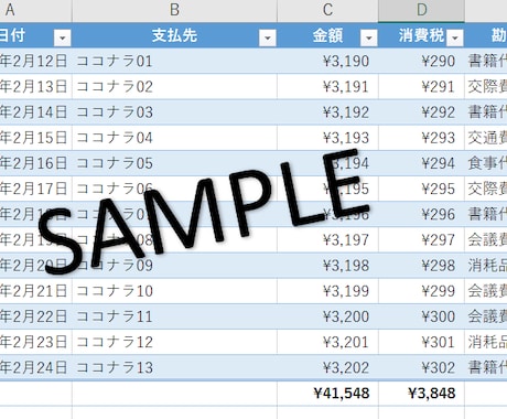 データ入力・簡潔にまとめます 領収書など写真だけなど、丸投げOKです!(^^)! イメージ1