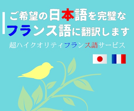 ご希望の日本語を完璧なフランス語に翻訳をします 日本語バイリンガルなフランス人によるハイクオリティな翻訳。 イメージ2