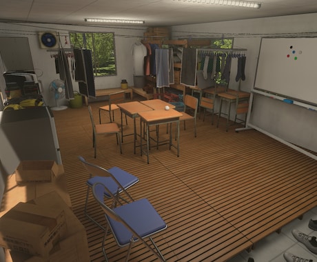 3DCGの背景やワールドを一から制作します ゲーム、映像、メタバース向け3Dモデルが必要な方へ イメージ2