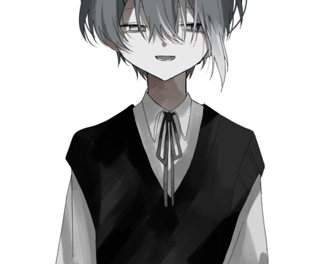 ダークな雰囲気の立ち絵お描きします TRPGなどで利用可能な立ち絵をお描きします イメージ2