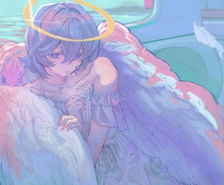 儚い女の子、男の子描きます イメージ1