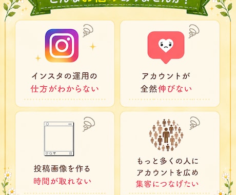 Instagram運用を丁寧にサポートします 【医療・美容・育児関連が得意】投稿作成～分析まで丸ごとOK！ イメージ2