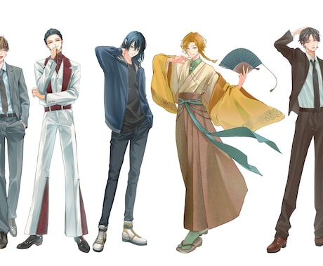 Vtuber、TRPG、IRIAM用立ち絵描きます 繊細な表情と塗りで個性的なキャラクター様作成いたします イメージ2
