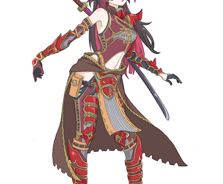 個人で利用されるイラスト、キャラデザの作成をします シンプルだけど細部にもこだわってキャラクターを作ります！ イメージ2