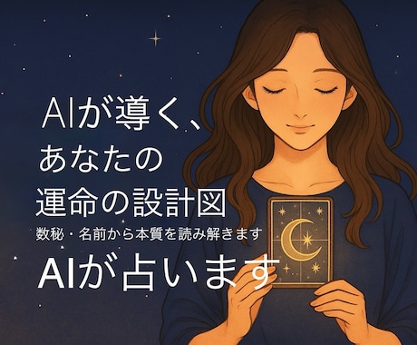 AI鑑定で運命のテーマを読み解きます 優しく心に届くAIのメッセージ鑑定 イメージ1