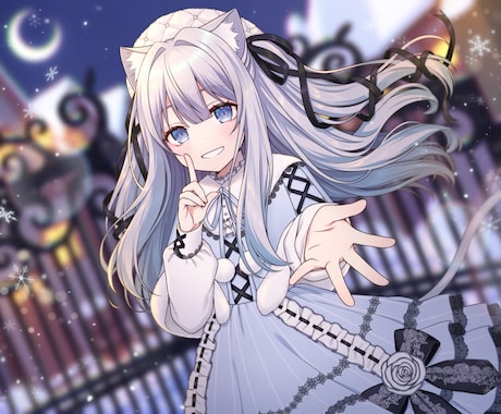 ソシャゲ風のキャラの個性が引き立つイラスト描きます 少しリッチなネットプリントやグッズに！立ち絵利用も可◎ イメージ1