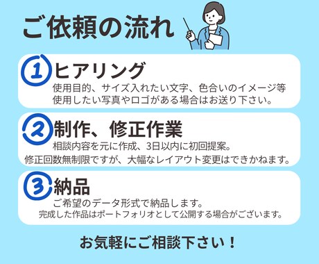 実績作り  丁寧にバナーSNS画像チラシ制作します 5名様限定です。相談しながら丁寧に制作します。 イメージ2