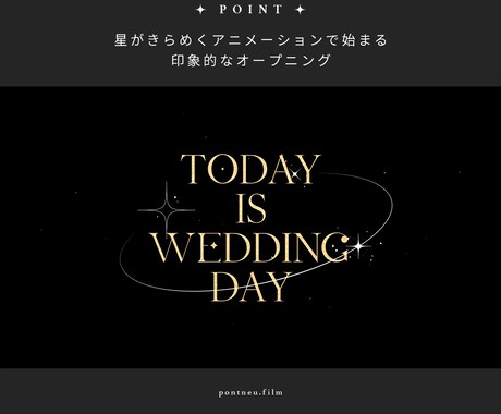 シックでキラキラなプロフィールムービー作ります お急ぎ納品対応◎ 写真枚数・修正無制限！DVD化無料対応 イメージ2