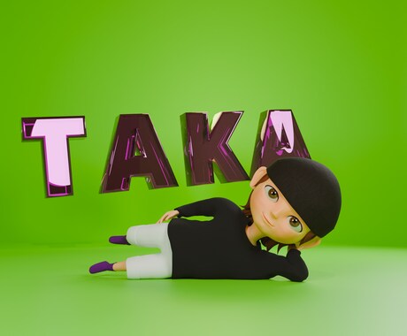 3DCGで世界に１つだけのキャラクターを作ります ご自身を3Dキャラクターにしてみませんか？？ イメージ2