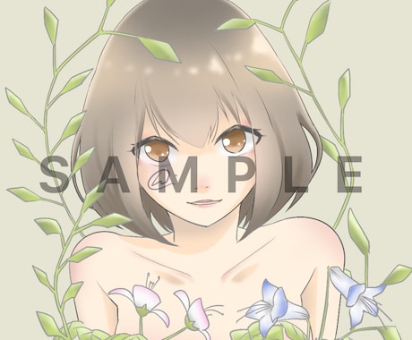 アイコン作成いたします 可愛らしい女の子描きます！顔が中心で、正面顔が得意です！ イメージ2