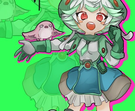 かわいいミニキャラ描きます 素敵なキャラクターをもっとかわいく！表情豊富に描けます✨ イメージ1