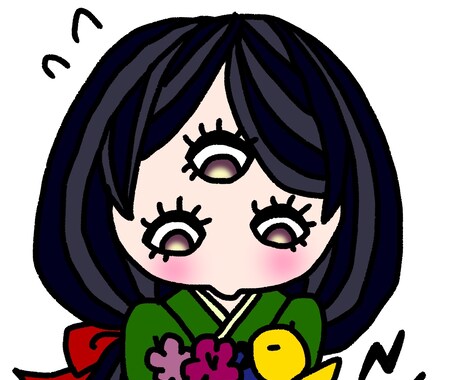単眼ちゃん・複眼ちゃん描きます あなた好みの単眼ちゃん、複眼ちゃんのイラストを描きます! イメージ2