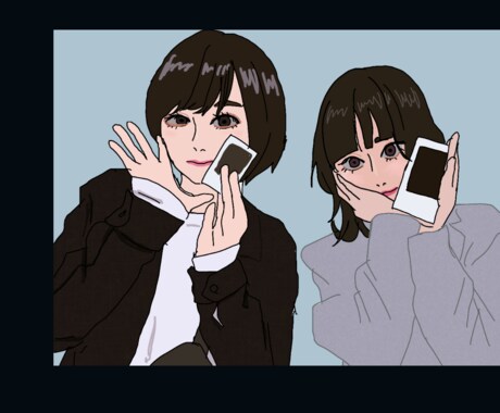 プリクラのイラスト化します イメージ1