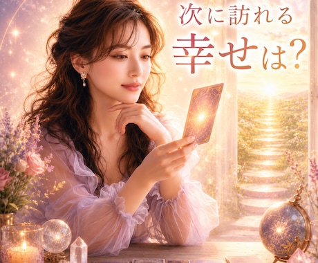 あなたに訪れる幸運と未来の流れを鑑定します これから開かれる未来／結婚／仕事／変化／運気 イメージ1