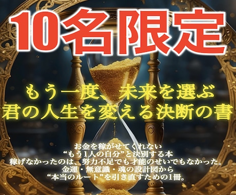 3000円で金運ブロック外します 金運のブレーキ、外した瞬間から流れ出す“お金の現実”へ。 イメージ1
