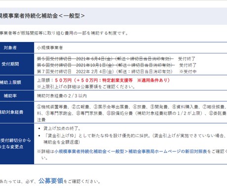 小規模事業者持続化補助金申請書の作成代行を行います （ヒアリングシートへの入力のみで効率的！作成代行コース） イメージ1