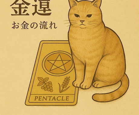 金運・お金の流れを静かに読み解きます お金にまつわる不安や迷いに対して、タロット1枚で読み取ります イメージ1