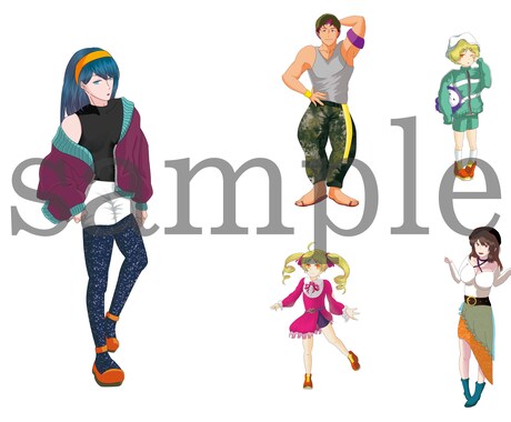 様々なイラストを描かせていただきます SNSなどで使用できるオリジナルイラスト描きます イメージ2