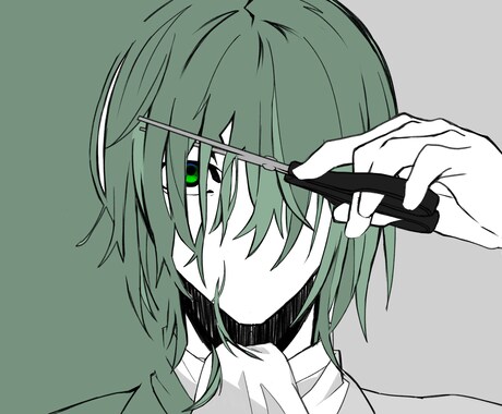 一枚絵やキャラクターデザイン、アイコンお描きします カッコいいイラストお描きします！ イメージ2