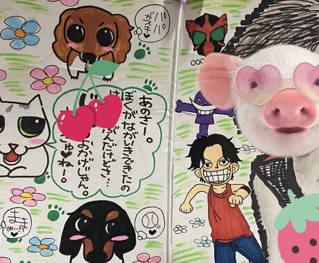 似顔絵、ウェルカムボード、記念品，描きます イメージ1