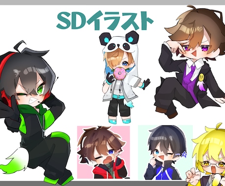 イラスト、一週間以内に納品できます アイコンやTRPG用の立ち絵などを一週間以内に納品します イメージ2