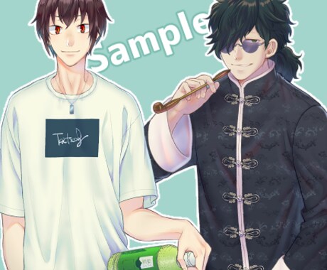 キャラクター立ち絵お描きします アイコン・TRPGなどにどうぞ！ イメージ2