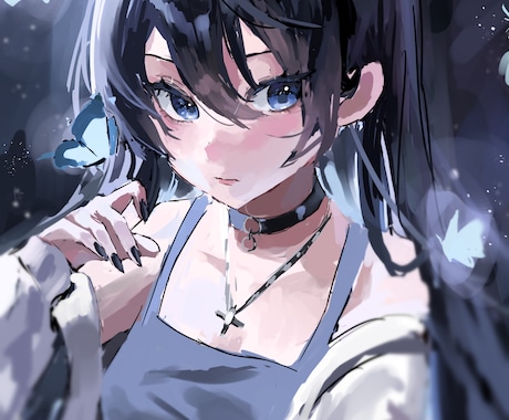 透明感のある配信用イラスト描きます 透明感のあるイラストを描きます イメージ1